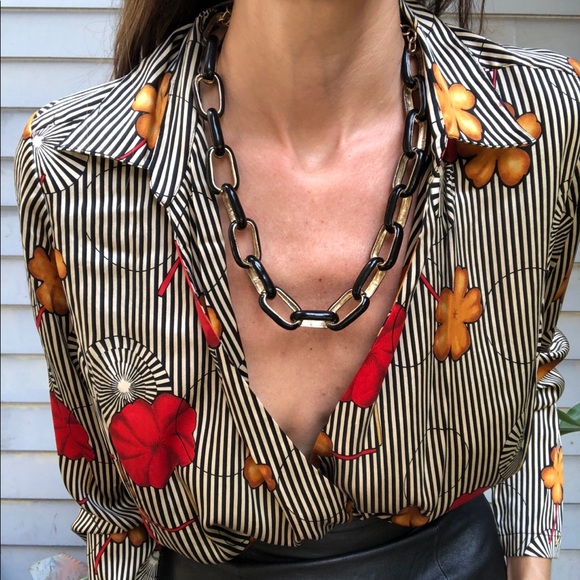 Kenneth Jay Lane Jewelry - Kenneth jay lane chain link necklace